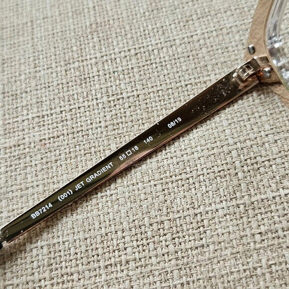 bebe Women Eyeglasses/Sunglasses Frame BB7214 Jet GRADIENT 55[]18 140 Glasses - Picture 9 of 12